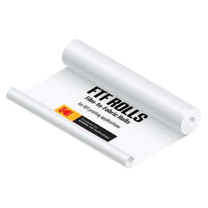 Kodak FTF (Film to Fabric) Film (Glossy, Cold Peel) | DTF Transfer Rolls for DTF Printers