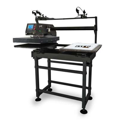 DBLDBL V3 Heat Press: High Speed, Double Station, Sliding, Semi-Automatic Pneumatic Heat Press (DOUBLE STATIONS, each 16 inches x 20 inches)