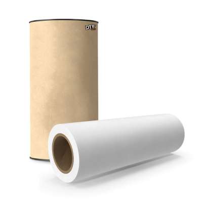 DTF Film Rolls (Matte, Warm/Cold Peel) | DTF Transfer Rolls for DTF Printers (20cm x 100m (7.9 in x 328 ft), 1 Pack)