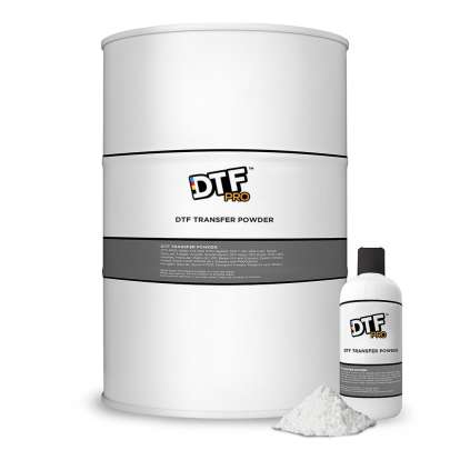 DTF Transfer Powder (1.75 pounds) - WHITE - DTF Adhesive Powder / PreTreat Powder for use with Brother GTX Printers