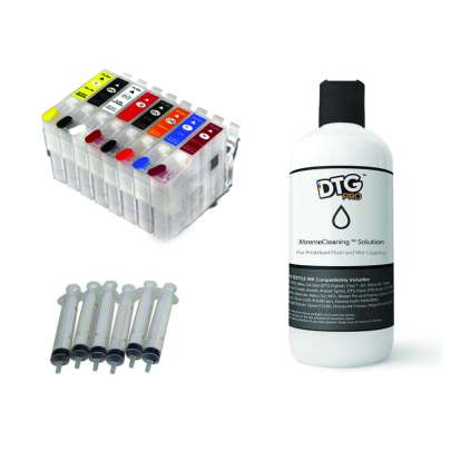 P400 / P640 Cleaning and Maintenance Kit (includes 8 cartridges, 32oz cleaning solution, 6 syringes with special tip)