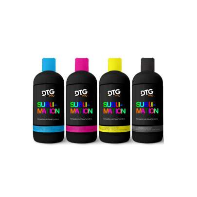 DTGPRO Sublimation Ink for Epson based Sublimation Printers (4 Liters) - 1 Liter each K, C, Y, M