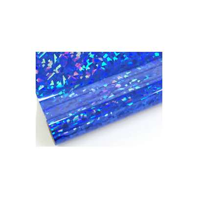 iColor Hot Stamping Foil - Blue Glitter 12.5 in x 20 ft (318mm x 6.1m) Roll - includes 1 roll