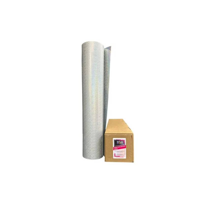 STS DTF Foil Peel Glitter DTF Rolls, 24 in X 164 ft, Size 60cm x 50m - Large Image